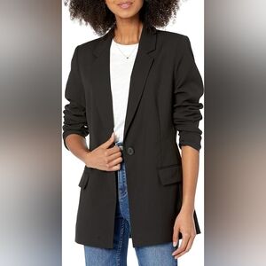 The drop Blake long women's blazer size M black